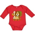thumbnail image 3 of Inktastic Cute Lion 1st Birthday Boys Long Sleeve Baby Bodysuit, 3 of 5