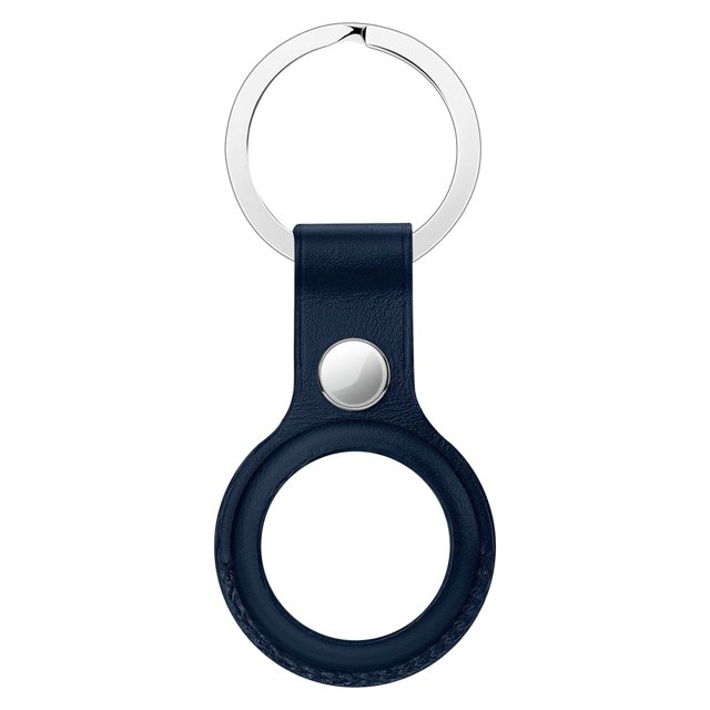 Para AirTag Funda de cuero Funda de llavero Funda protectora de rastreador de piel