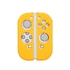 BUBM Game Pad Controller Protective Cover Case for Nintendo Switch Silicone Joy-Con (L/R) Case Soft and Resilient All-round Protection (Orange)