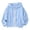 Sky Blue, variant on Jalioing Girls Sun Jacket Lightweight Zip Up Hooded Jacket Spring Fall Windproof Outdoor Jacket with Pocket 3-16 Years
