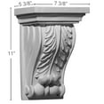 thumbnail image 2 of Ekena Millwork 7 3/8"W x 5 3/8"D x 11"H Wakefield Corbel, 2 of 5