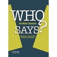 thumbnail image 1 of Pre-Owned Who Says?: The Writer's Research Paperback, 1 of 1