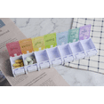 thumbnail image 6 of Weekly Pill Box with Large Compartment, 7 Grid Handy Pill Box, Sealed Moisture-proof & Pressing Switch Single Row, 6 of 8