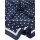 thumbnail image 4 of INSPIRAR CHIC Mujeres Pañuelo de Lunares 35" Satén Seda Como Cuadrado Bufanda para la Cabeza Bandanas 35.4x35.4" Azul Marino, 4 of 6