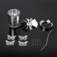 thumbnail image 4 of AOOOWER Rotary Candle Holder Metal Spinning Tea Light Cup Romantic Candlestick Ornament, 4 of 21