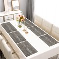 thumbnail image 2 of Geometric Diamond Striped Pattern Summer Placemats Table Placemats Set Of 6-Linen Kitchen Washable Placemats Table Mats 11.8"x17.7" Non-Slip Heat Resistant, 2 of 5
