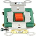 thumbnail image 1 of Interruptor Palanca Leviton 3032-2R Doble Polo 30A 120/277V Rojo, 1 of 1