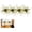 Gold, variant on Sea Urchin Soft Bait, Floating TPR Swimbait with Reflective Stars, 6 Colors Realistic Fuzzy Dice Fishing Lure, Soft Artificial Sea Urchin Lures for Bass & Perch