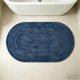 thumbnail image 4 of Alfombra de baño de microfibra suave absorbente - textura antideslizante en relieve, secado rápido, alfombra lavable a máquina, baño y cocina de baño, 4 of 5