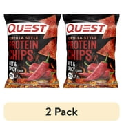 (2 pack) Quest Hot & Spicy Protein Chip, single bag, 1.1oz