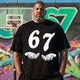 thumbnail image 2 of Big and Tall T Shirts Men Graphic Tee Shirt Short Sleeve Plus Size 5XLT T0 5KPG W06, 2 of 8