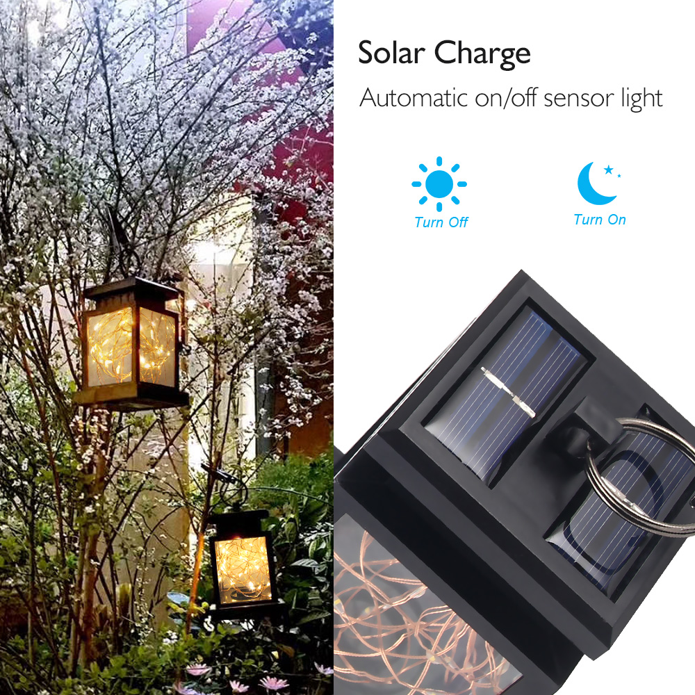 1~10 Pack）Solar Lights Outdoor Hanging Solar Lantern Solar Garden Lights  for Patio Landscape Yard, Warm White star, Dusk to Dawn Auto Sensor On Off 