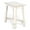 White, variant on Pemberley Row Mahogany Wood Ocean Blue Side Table Round 25"H Assembled