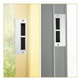 thumbnail image 3 of FONDOTIN 3 Pcs Plaque de Fixation de Poignée de Porte Argentée pour Centres Commerciaux, 3 of 8