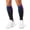 White, variant on 3D Printed Calf Compression Sleeves, 360 Seamless Leg Sleeves for Running, Cycling & Sports, One Size, Rainbow Print