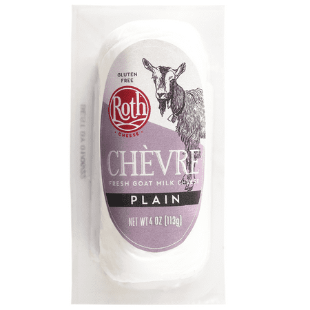 Roth Chèvre Plain Fresh Goat Cheese Log 4 oz