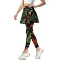 thumbnail image 2 of FUIALDOLG Christmas Tree Legging for Women Lady Merry Christmas Skirted Leggings for Tennis Golf Running Trousers High Waist Tight Workout Pants Casual Trousers for Winter,Size S, 2 of 7