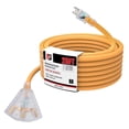 thumbnail image 1 of Cable de alimentación EP de 7,5 m, enchufe LED resistente para exteriores, amarillo, 1 of 7