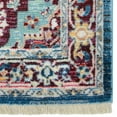 thumbnail image 4 of Rugsotic Carpets Machine Woven Crossweave Area Rugs - 1'8''X2'10'', Rectangle,Red,Classic Oriental Traditional , Low Pile Machine Made Area Rugs For Living Room, Bed Room (M00084), 4 of 6