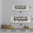 thumbnail image 4 of Happiness is Homemade Farmhouse Chic White Farmhouse Wood Sign Wall Décor Gift 8x24 Wood Sign B3-08240028177, 4 of 8
