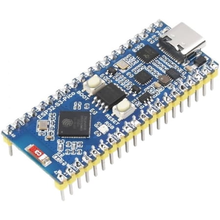 ESP32-S3 Microcontroller Development Board with 2.4GHz Wi-Fi and BLE 5.0, Dual-Core 240MHz Processor for IoT, DIY, and Open Source Projects SKU-24023