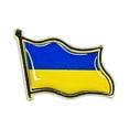 thumbnail image 2 of UKRAINE FLAG PINs, Flag w/ Zinc Alloy Extra Thick Raised Epoxy Resin Lapel Pins, .79" - 2 Pcs, 2 of 3