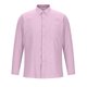 thumbnail image 2 of Blusa y camisa de manga larga con cuello vuelto para hombre, camisa informal de negocios a la moda con botones de color liso y cómoda, top de algodón para hombre, 2 of 5