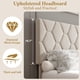 thumbnail image 4 of Yeshouse Base de Cama Individual con Cabecera, Base de Cama Tapizada, Base de Cama con Plataforma Resistente con Listones de Madera Resistentes, Base de Colchón Tapizada, No Necesita Box Spring, 4 of 6