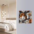 thumbnail image 4 of Yayeee Toggle Light Switch Wall Plate 2-Gang 4.56"x4.48" Decorative Outlet Cover, Black Plaid Floral, 4 of 7
