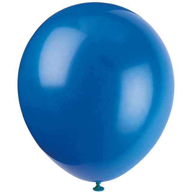 12" Latex Royal Blue Balloons, 72ct