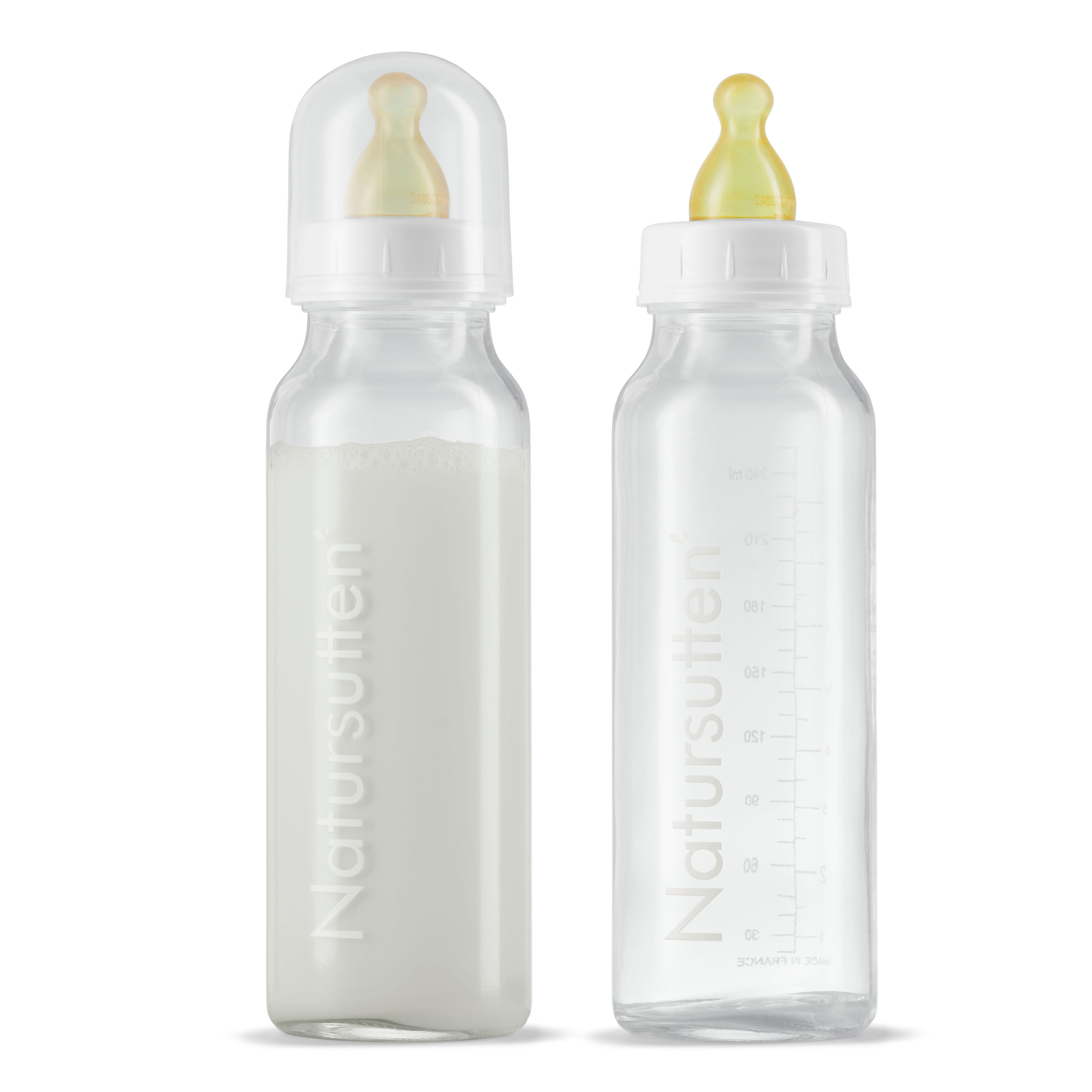 Evenflo Feeding Vented + BPAFree Glass Baby Bottles 8oz, 6ct