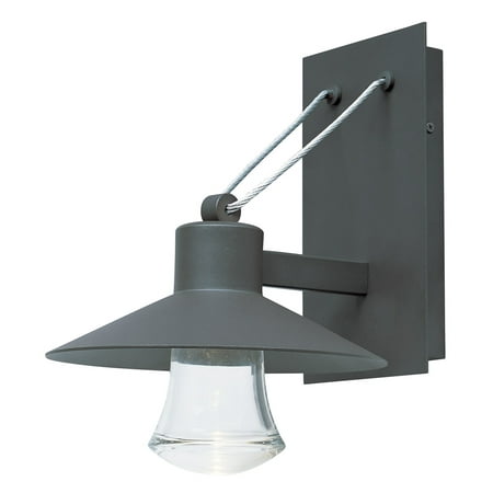 

Wall Sconces 1 Light Bulb Fixture With Architectural Bronze Finish COB Bulb Type 10 inch 11 Watts