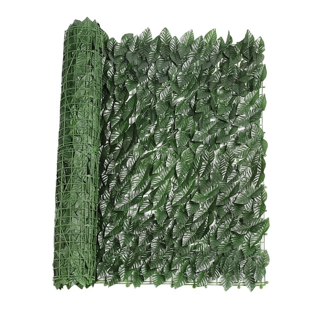 Valla de privacidad artificial con adorno decorativo para exteriores de plantas artificiales UN(50x300cm)