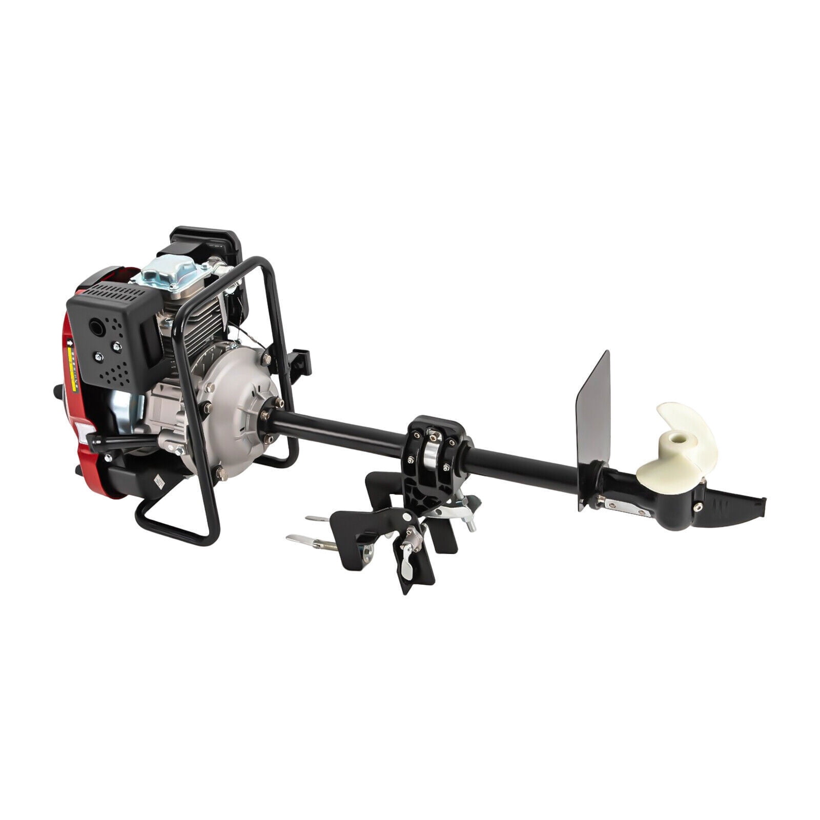 Hangkai 8 HP 4-Stroke Outboard Boat Motor with Air-Cooled TCI 196cc Gasoline