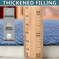 thumbnail image 4 of Bench Cushion - Outdoor/Indoor Patio Porch Swing Cushions 48/40/60 x 12/14/16/18 inch Seat Furniture Non-Slip Loveseat Pad for Garden Lounger Bench(Color:Gray,Size:60*14*, 4 of 6