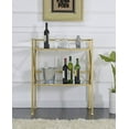 thumbnail image 1 of Convenience Concepts Table de Salle à Manger Gold Coast Bar, Miroir / Cadre Doré, 1 of 5