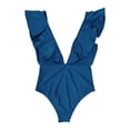 thumbnail image 2 of Traje de baño de una pieza con estampado de Mujer Azul S Zulema traje de baño de una pieza, 2 of 6