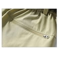 thumbnail image 4 of Riforla Men's Zipper Hiking Pants Breathable Soft Outdoor Functional Pants Detachable Hiking Pants Quick Drying (including Belt) Mens Pants Khaki XXXXL, 4 of 7