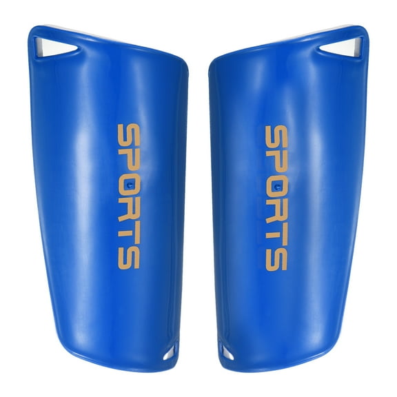 Size L Soccer Shin Pads, 2 Pack Sport Protective Guard for Youth, Blue