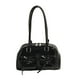 thumbnail image 3 of Bolso de hombro de piel sintética para mujer, con lazo y cierre de cremallera, estilo tote Negro, 3 of 9