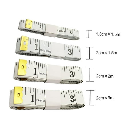 

HAXMNOU Member Pricing! Scale Ruler Soft Tape Measure Double Scale Body Sewing Flexible Ruler for Weight Loss Ruler (B)