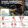 thumbnail image 2 of OrthoComfoot Men's Wide Orthopedic Plantar Fasciitis High Arch Support Shoes: Comfortable Trail Running Shoes for Walking & Hiking, Orthotic Tennis Sneakers for Flat Feet and Foot Pain Relief, 2 of 9