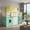 Green, variant on Demi Bonn Loft Bed Twin Size, Solid Wood Low Loft Bed with Tower Tent and 3 Storage Pockets, Modern Wooden Bed Frame, Blue