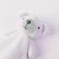 thumbnail image 4 of Toalla de bebé de peluche reconfortante, oso de peluche, toalla reconfortante para bebé, suave coral polar, muñeco de peluche reconfortante para dormir, juguetes de peluche para bebé, regalo, marrón, 4 of 4