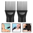 thumbnail image 2 of ACDANC 2026 New Universal Blow Dryer Comb Attachment Black Brush for Hair Dryer Concentrator Nozzle Straightening Detangling for Home,Salon,Travel,Barber,Styling, 2 of 7