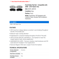 thumbnail image 2 of Front Brake Pad Set - Compatible with 2008 - 2010 Saturn Vue 2009, 2 of 2