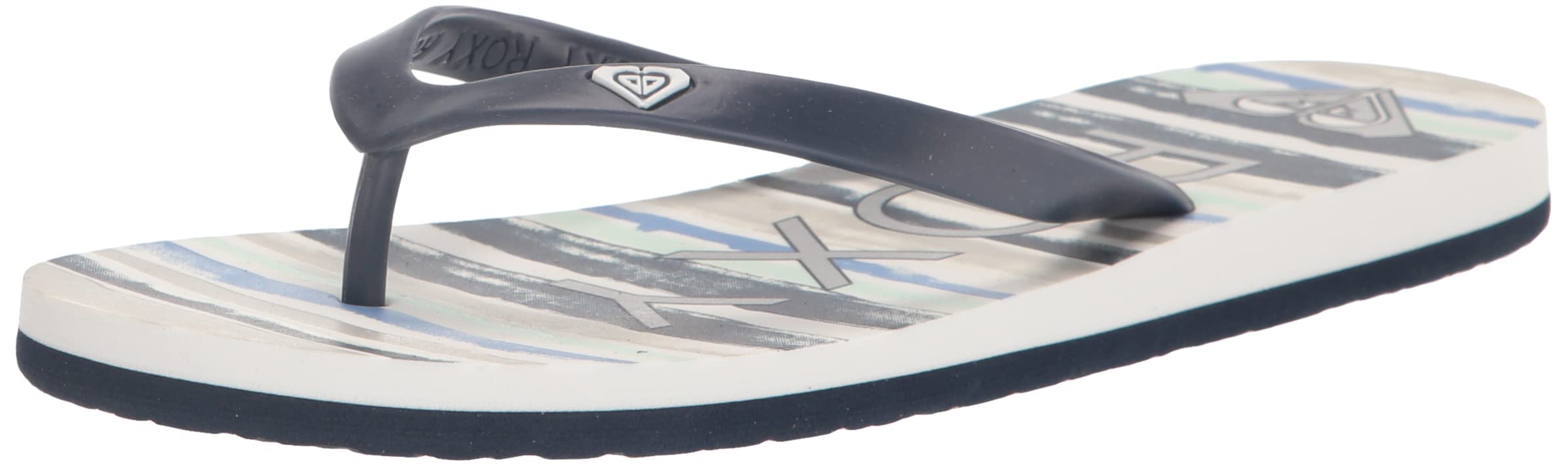 grey roxy flip flops