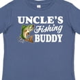 thumbnail image 4 of Inktastic Uncle's Fishing Buddy with White Text Boys Toddler T-Shirt, 4 of 5