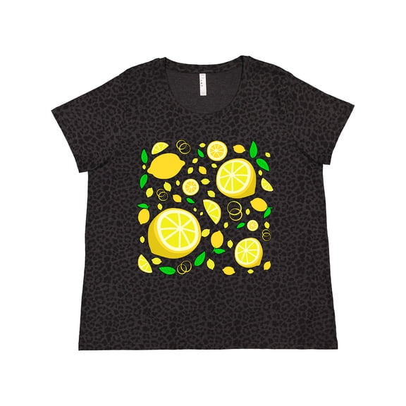 Inktastic Lots of Lemons- Citrus Fun Women's Plus Size T-Shirt