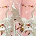 thumbnail image 6 of Wrapables® Silk Like Satin Polyester Large Scarf Wrap, Cranes Pink, 6 of 6